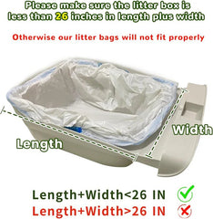 80 Heavy-Duty Cat Litter Bags - Perfect Fit for Neakasam1 and Pet Pivot Autoscooper 11