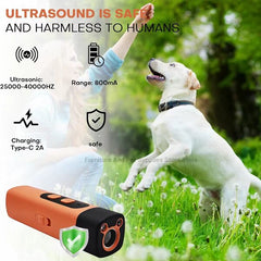 Safe & Humane Ultrasonic Dog Repeller – Portable Bark Control & Training Aid (Rechargeable)