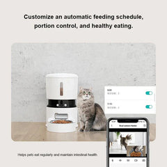 Smart Automatic Pet Feeder with Camera & App Control