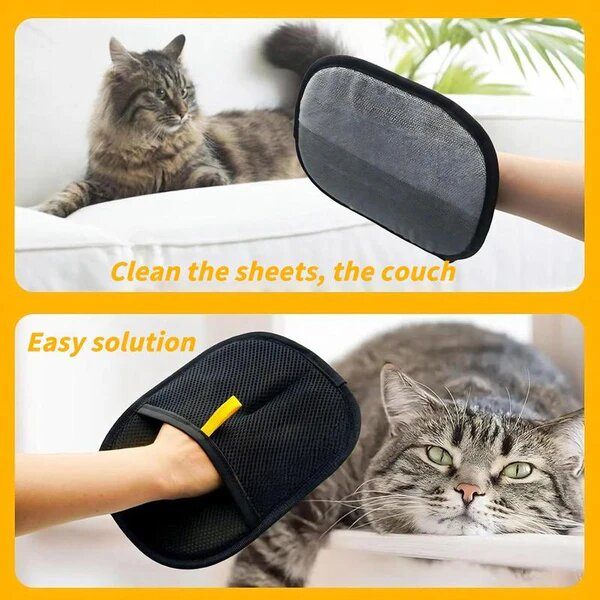 2025 Pet Double Sided Grooming Glove Reusable