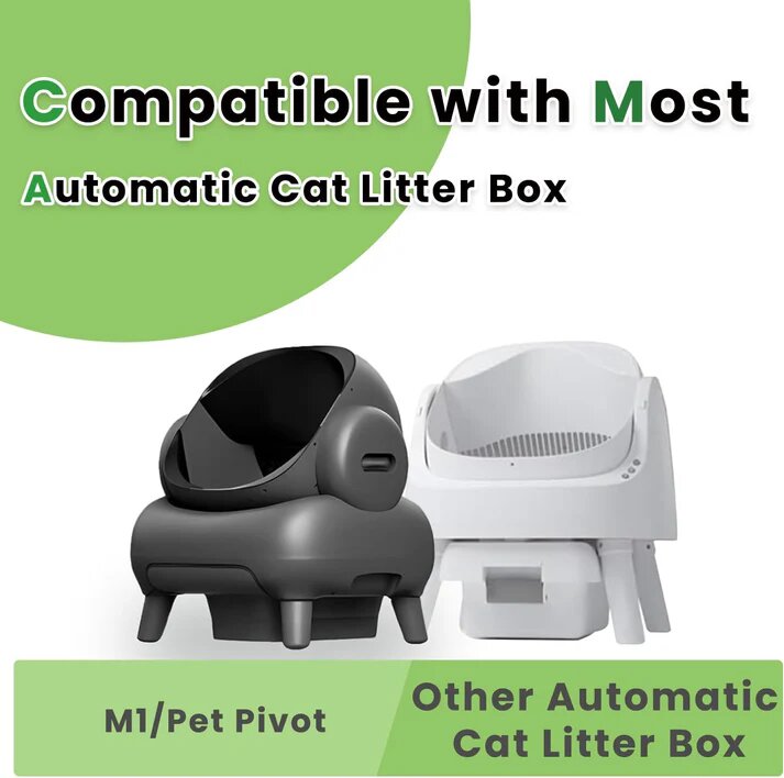 80 Heavy-Duty Cat Litter Bags - Perfect Fit for Neakasam1 and Pet Pivot Autoscooper 11