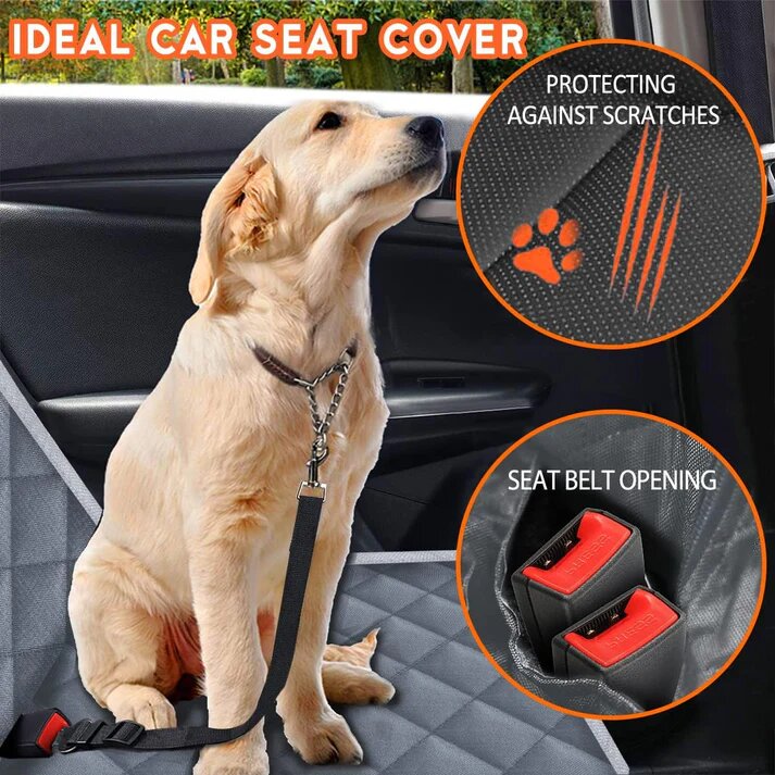 Ultimate Waterproof Dog Car Seat Cover-for Back Seat