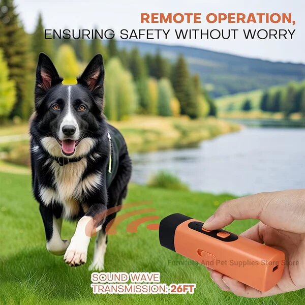 Safe & Humane Ultrasonic Dog Repeller – Portable Bark Control & Training Aid (Rechargeable)