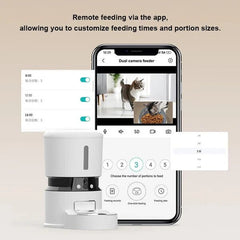 Smart Automatic Pet Feeder with Camera & App Control