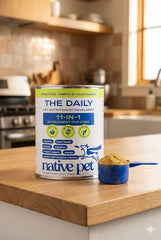 Dog Vitamins & Supplements - 11-In-1 Vitamin Powder for Dog Food Topper-30 Scoops